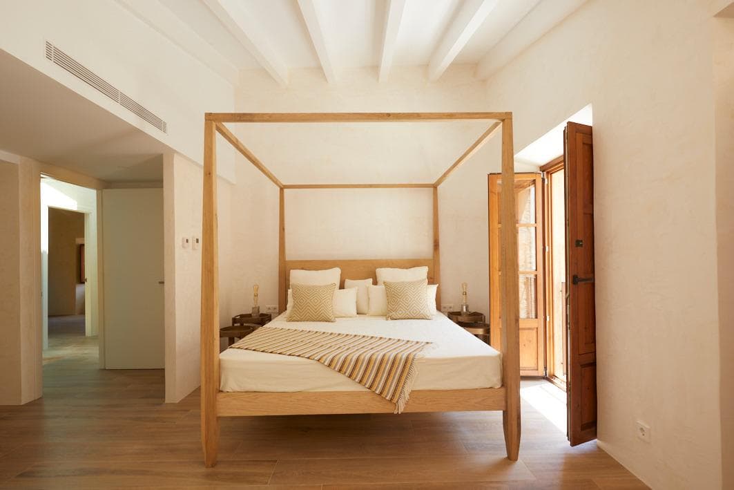 Bright white living room 